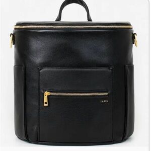 NWT FAWN Black Leather Ladies Crossbody Bag